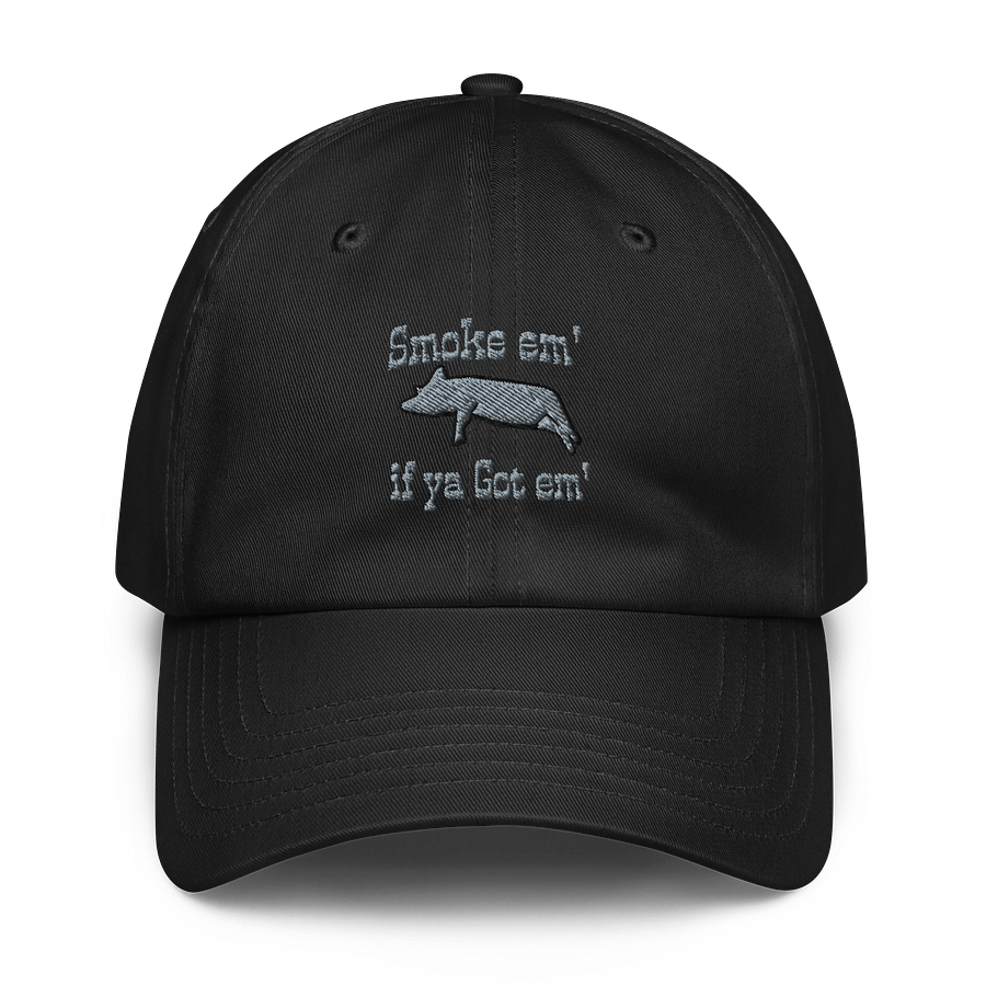 Smokey Pig BBQ Silhouette Dad Hat product image (1)