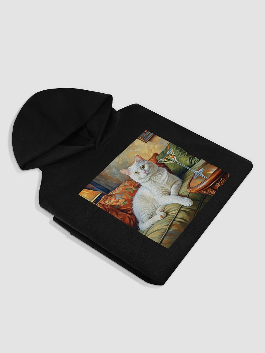CLASSEY CAT ON COUCH NEXT TO MARTINI product image (4)