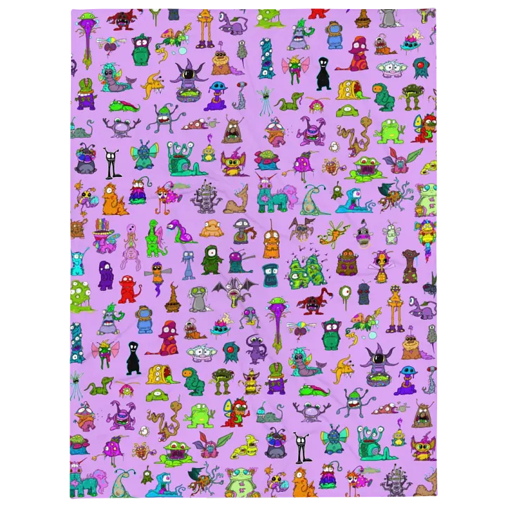 All Voidlings All The Time Blanket - Pink product image (1)