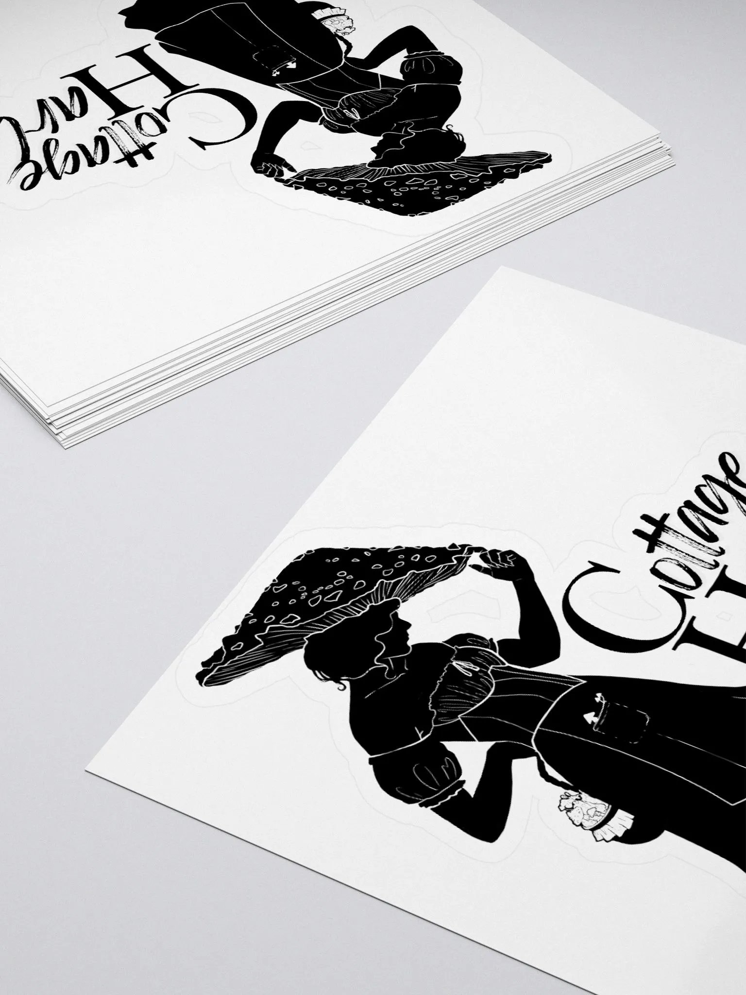 The Cottage Harlot Kiss Cut Sticker product image (4)