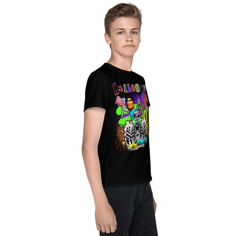 All-Over Print Youth Crew Neck T-Shirt - HALLOWEEN 25 product image (4)