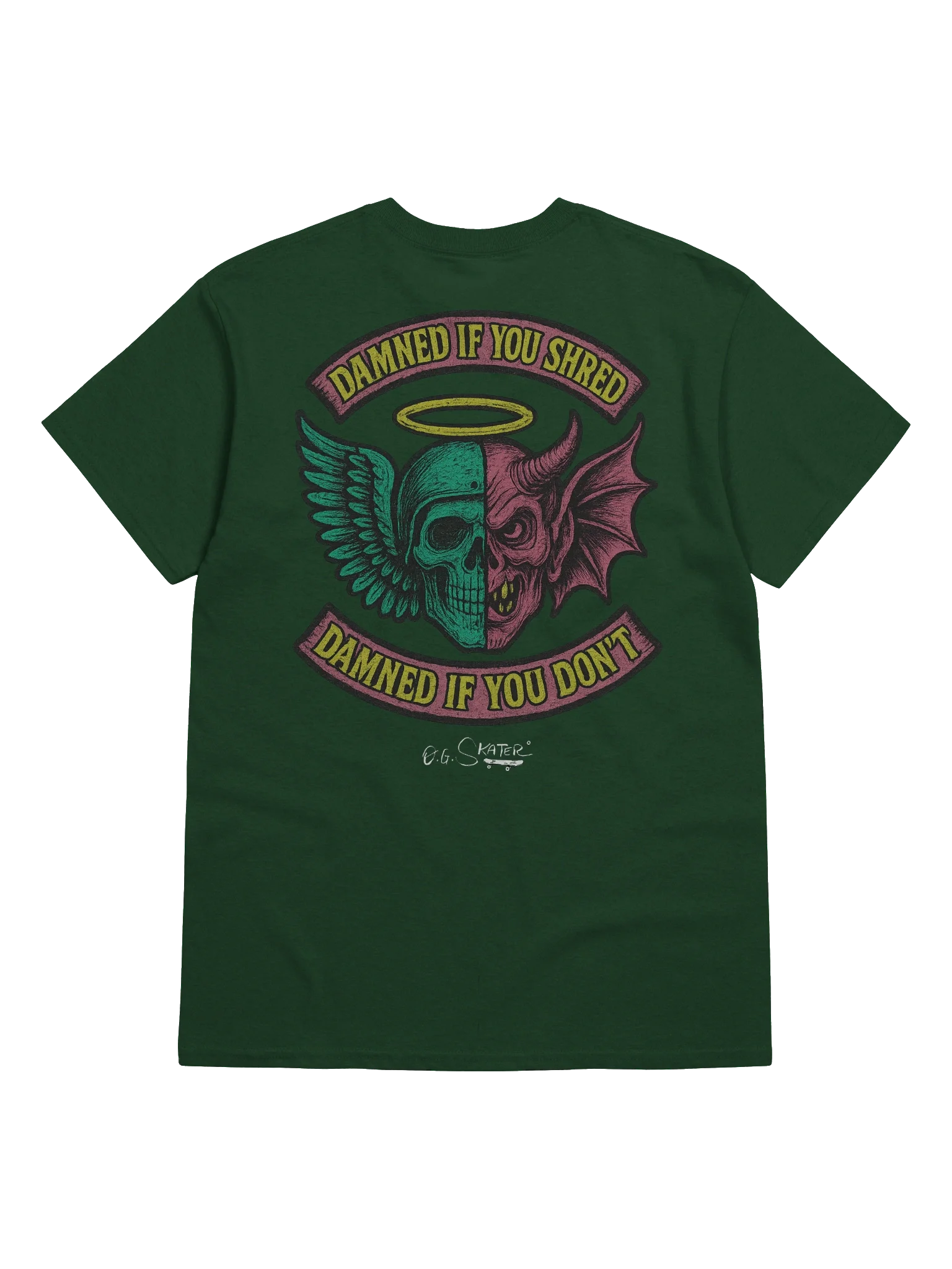 "Damned If You Shred..." by O.G. Skater® product image (1)