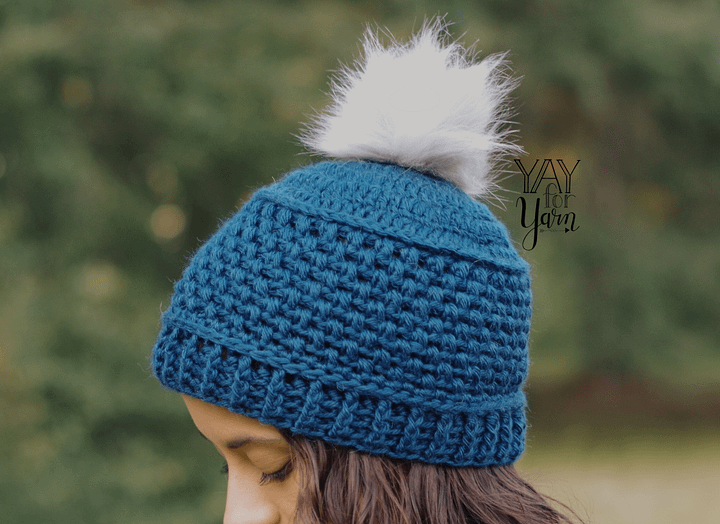 Puff Stitch Hat - PDF Crochet Pattern & Video Tutorial product image (2)