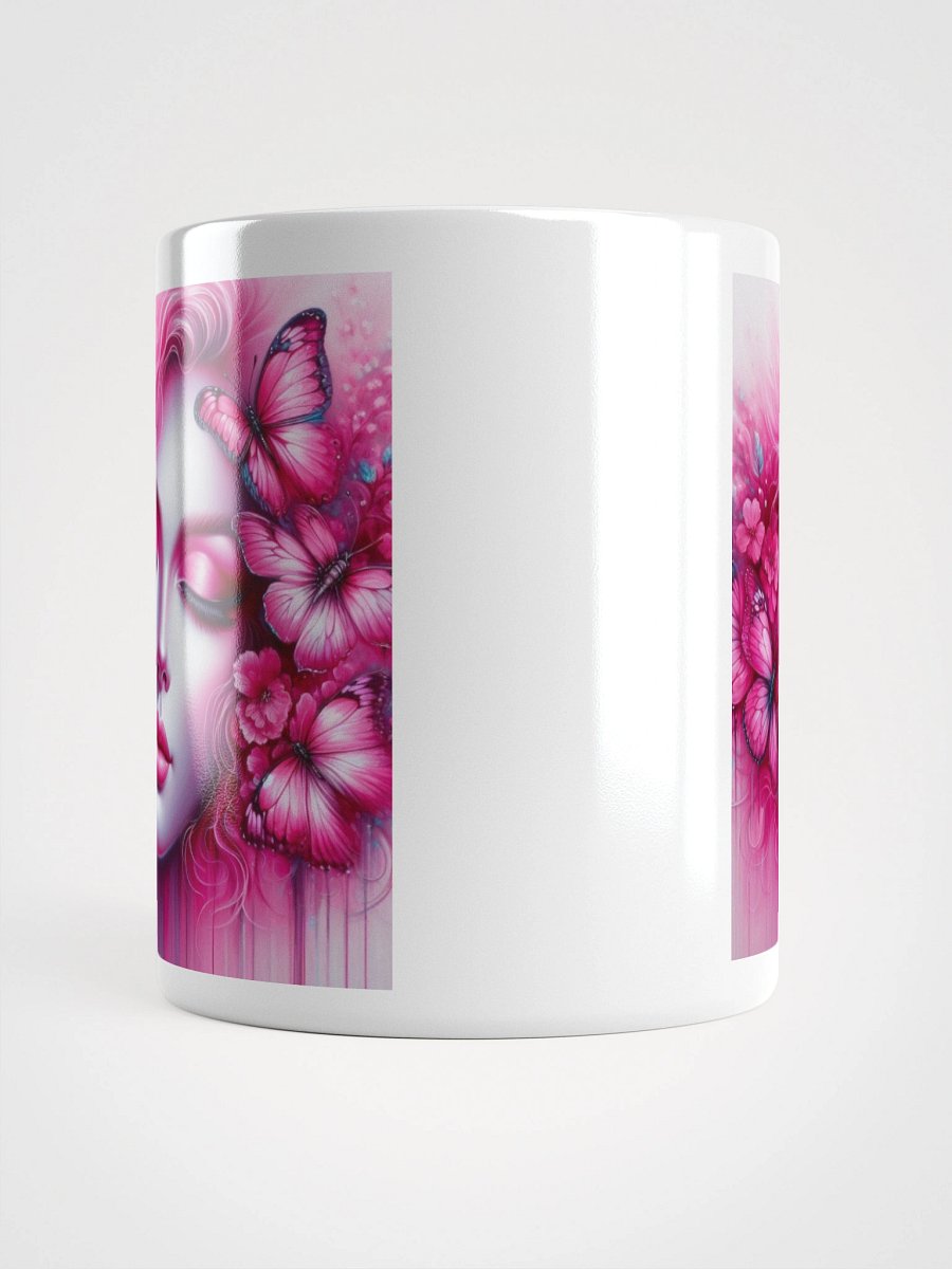 Pink Woman and Butterflies Mug product image (14)