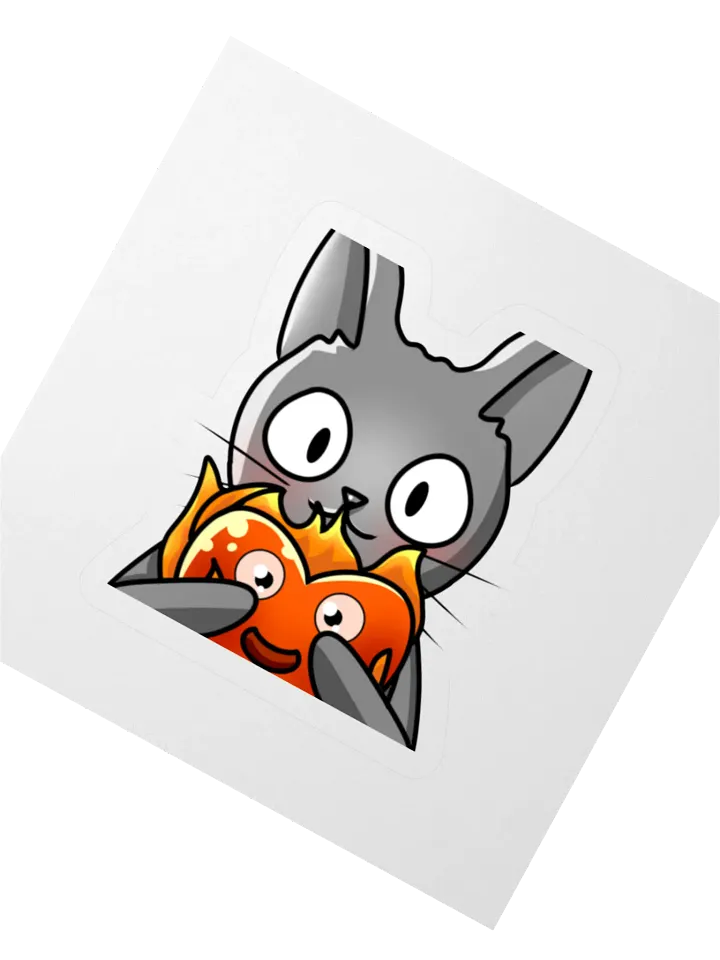 The Snaggletooth Heart Sticker product image (5)