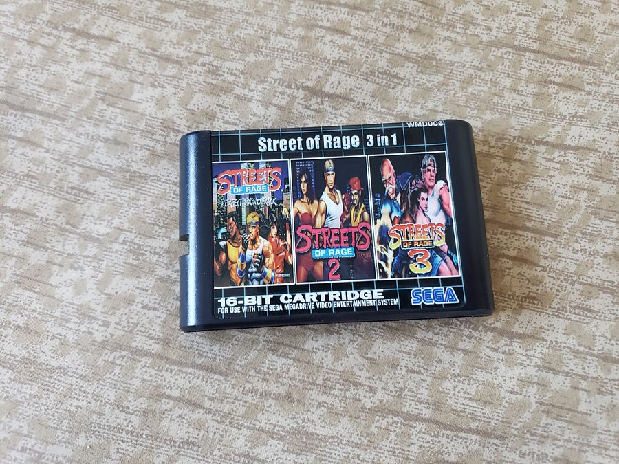 Sega Genesis Megadrive - Streets of Rage 1 2 3 - 3 in 1 Multicart NTSC & PAL product image (5)