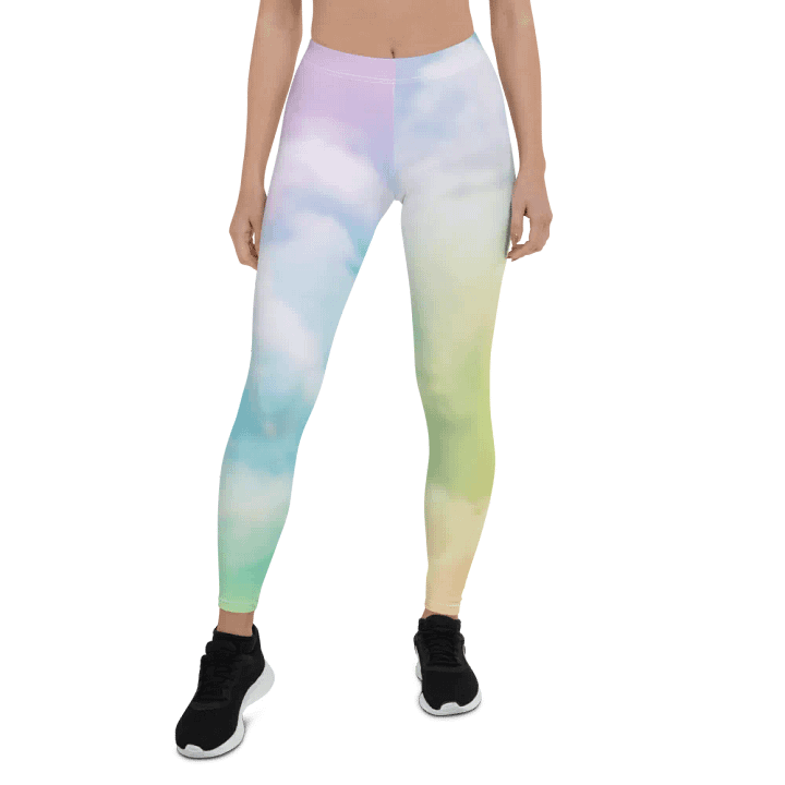 Blur cloud rainbow Design Legging - V5 product image (1)