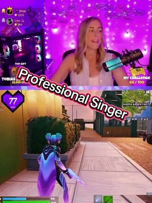 Quitting Fortnite and taking up singing instead... #fypfunny 