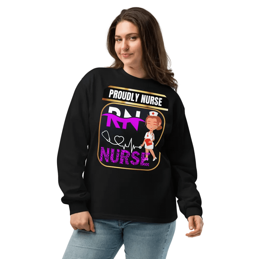 RN Appreciation Graphic Long Sleeve Shirt product image (11)