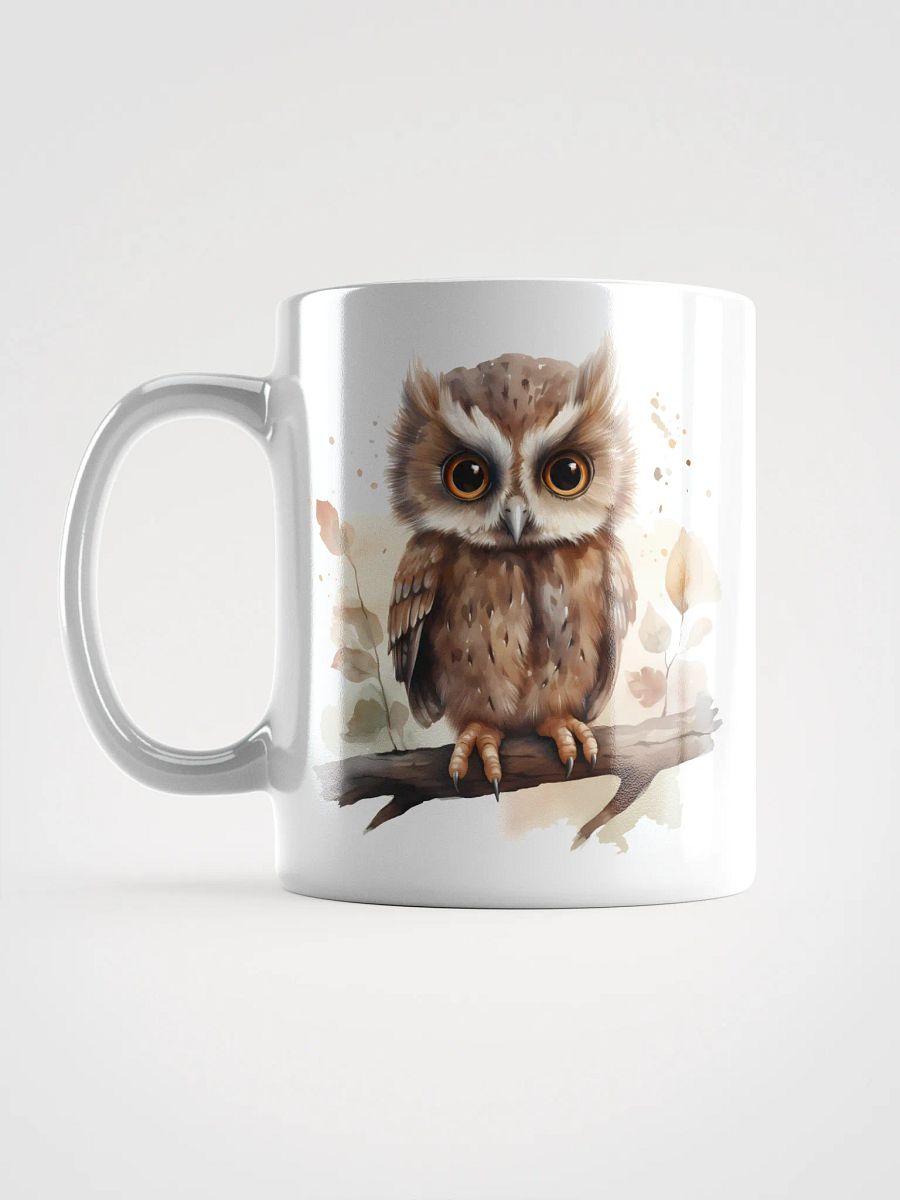 Whimsical Owls White Glossy Mug product image (16)