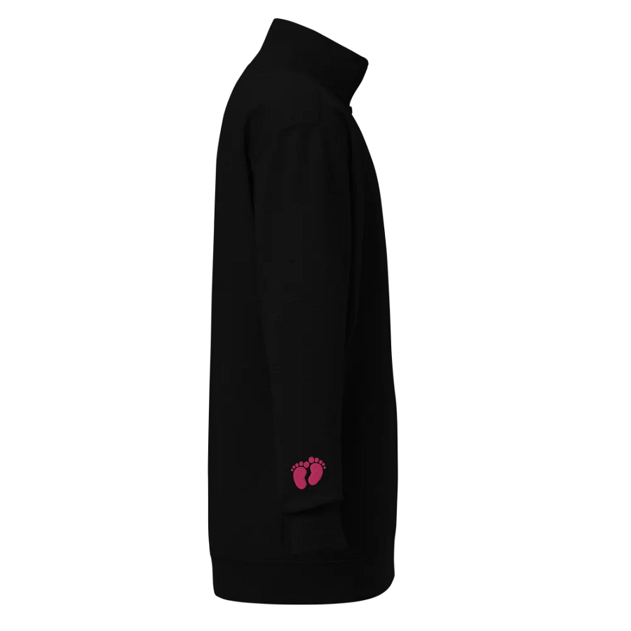 Personalized Embroidered Quarter Zip Sweatshirt (With Sleeve Element) product image (4)