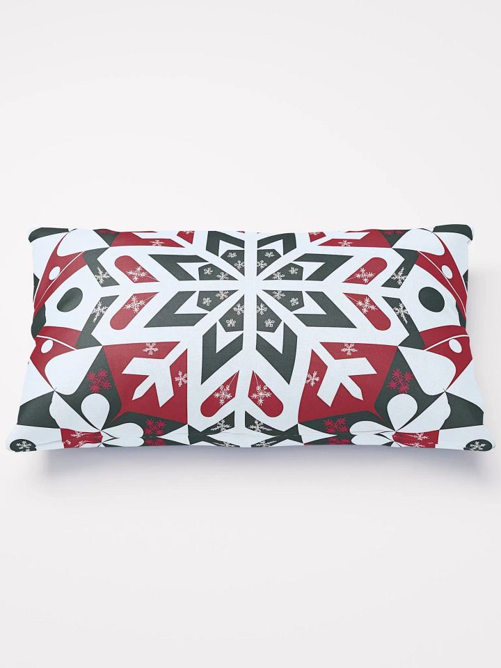 Snowflake patterned All-Over Print Basic Pillow product image (1)