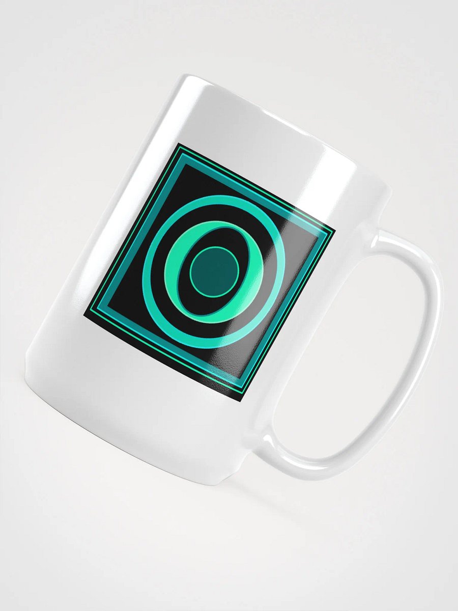 Imperfect green geometry Concentric Mug product image (4)
