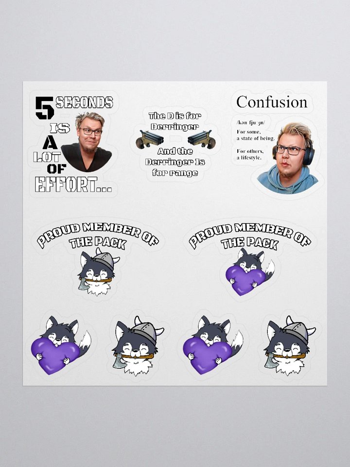 The Wolves Den Kiss Cut Stickers Set product image (1)