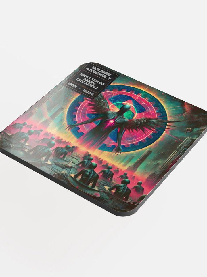 SOLEMN ASSEMBLY SHATTERED NEON DREAMING COASTER product image (2)
