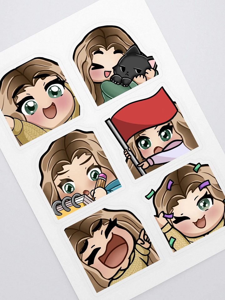 Emote Sticker Sheet product image (1)