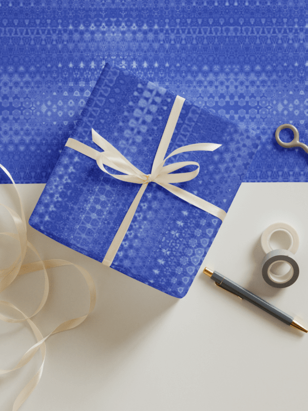 Wrapping Paper Set of 3 Pink Purple Blue product image (5)