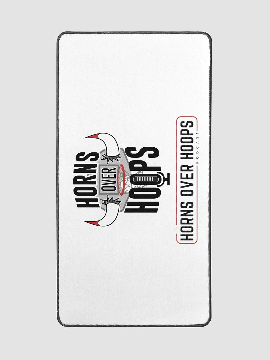 Horns Over Hoops Desk Mat product image (2)
