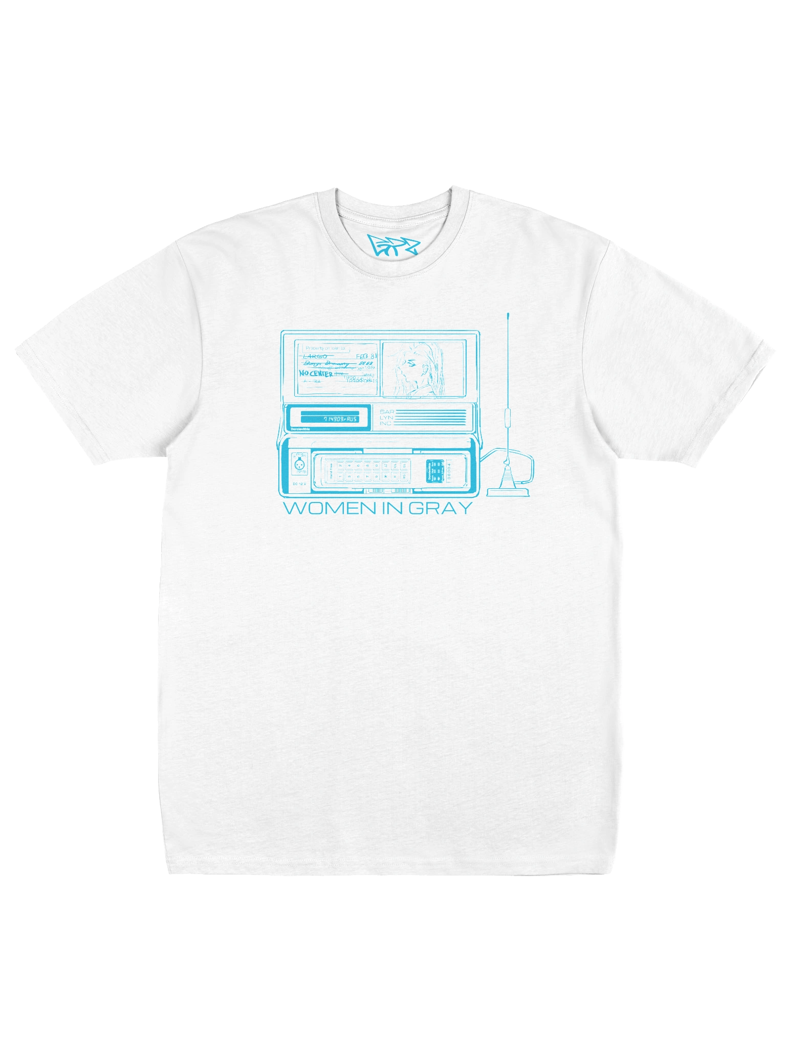 Women in Gray - Mobile Phone T-Shirt (blue) product image (1)