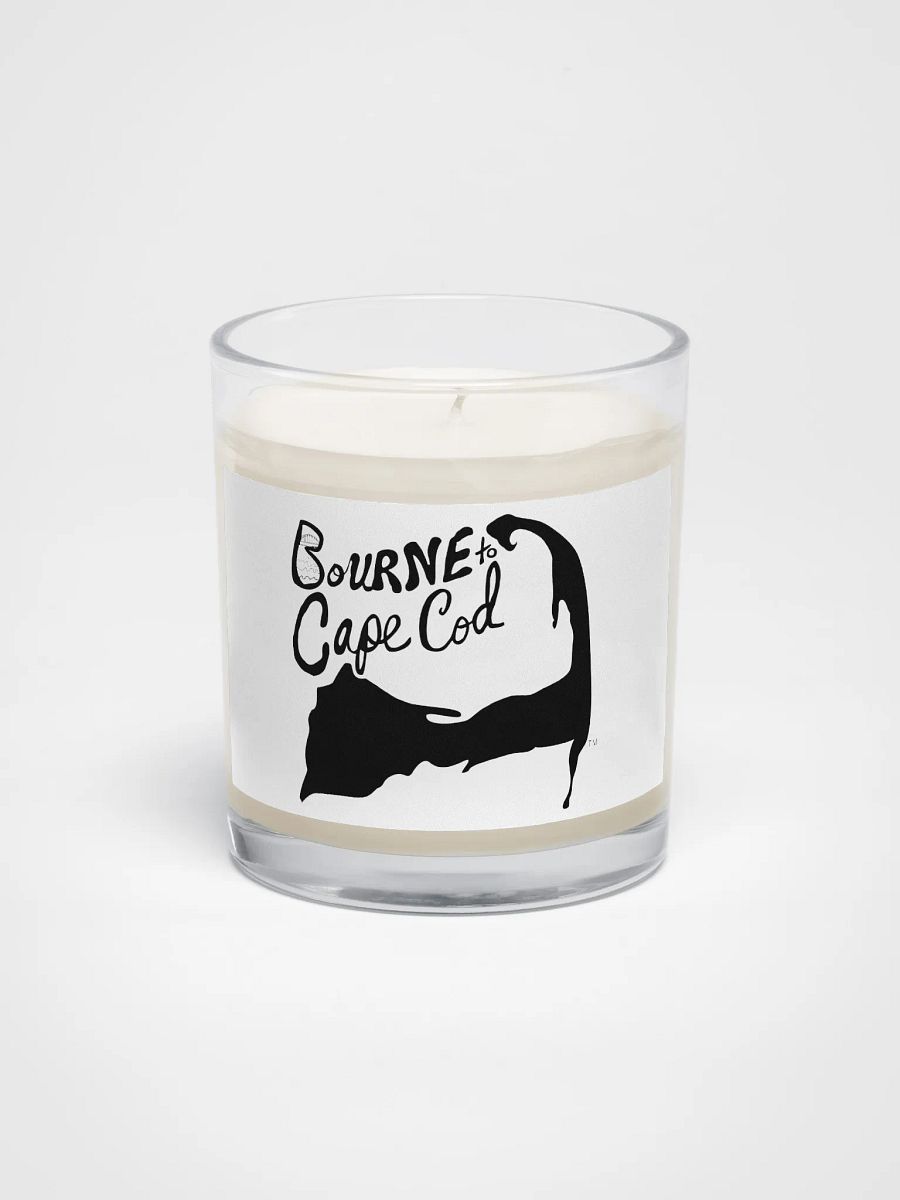 BOURNE to Cape Cod™ Beach Vibes Candle – Unscented Soy Wax in Glass Jar product image (1)