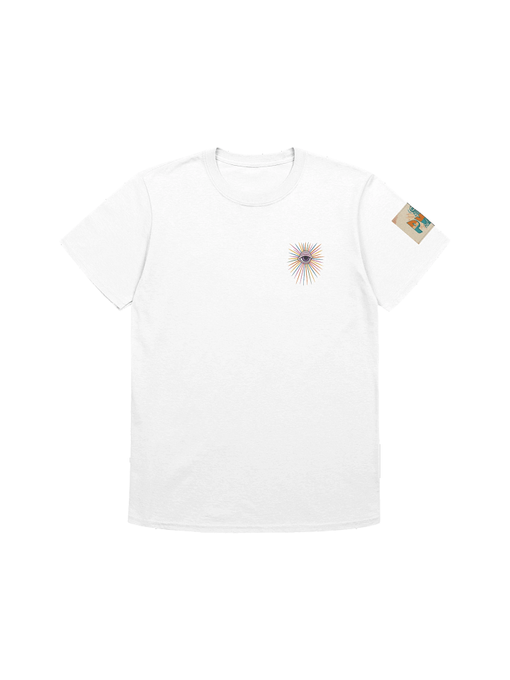 Unisex PWR Radiating Eye/Radio Tower White T-shirt product image (1)