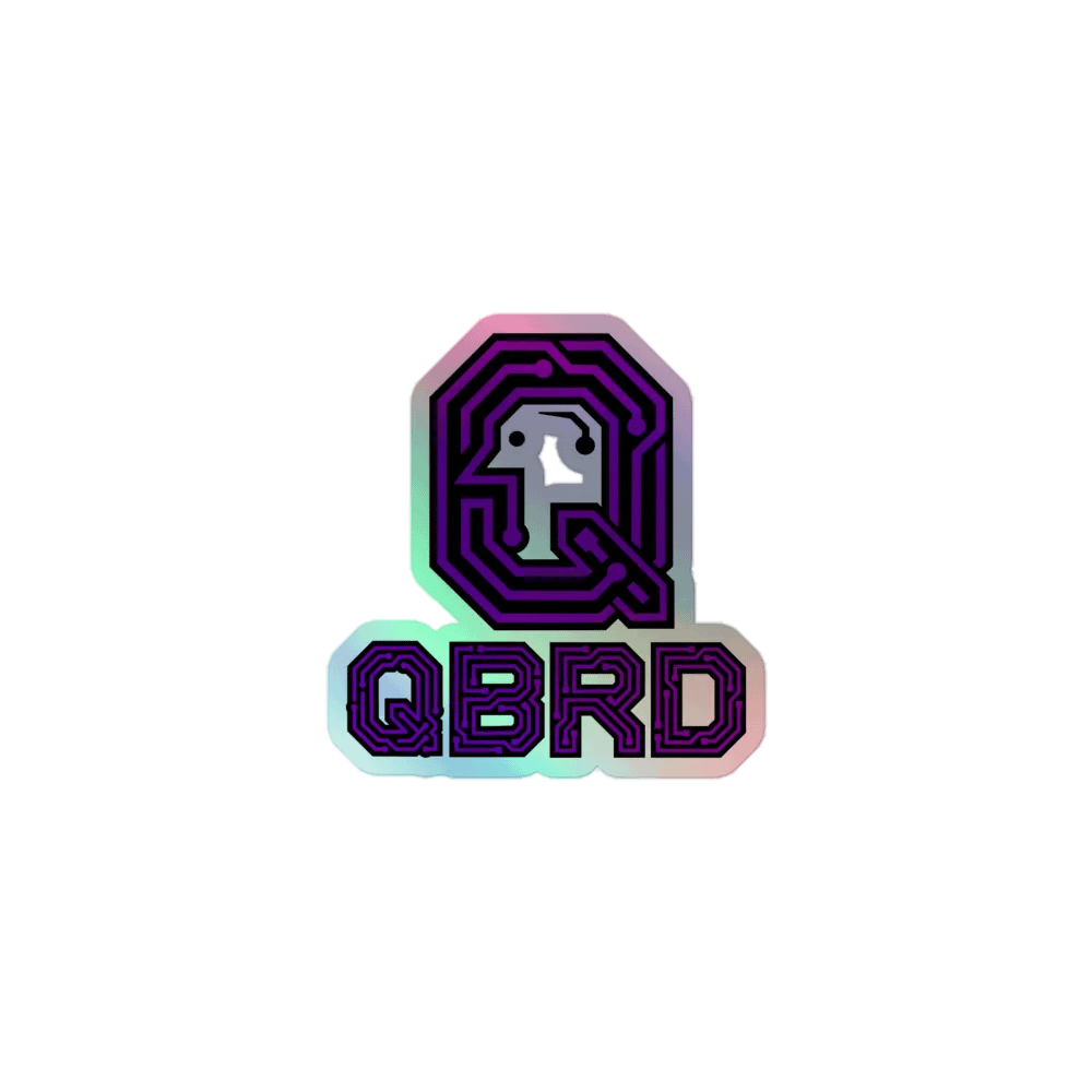 QBRD Holographic Sticker product image (1)