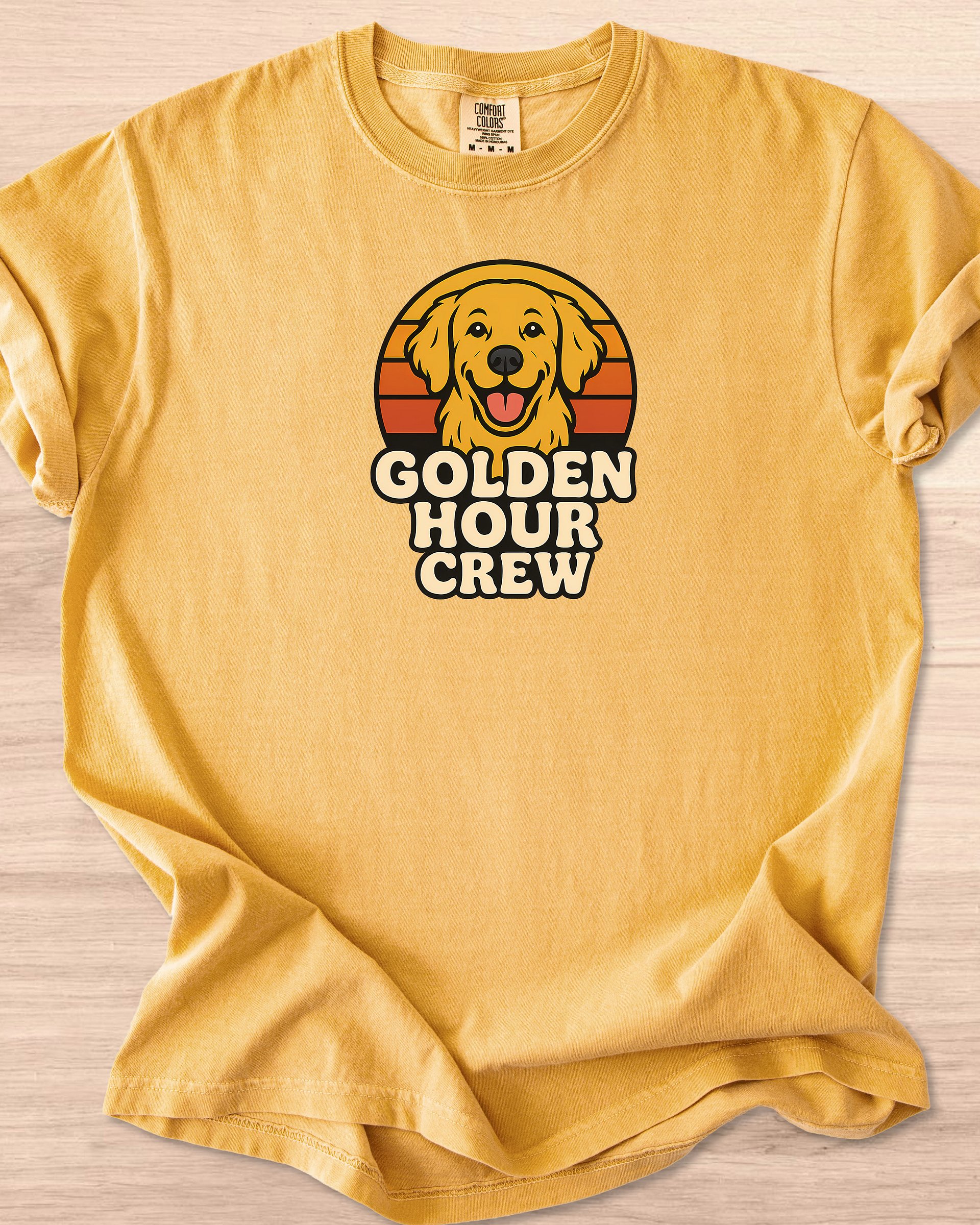 Golden Hour Crew (Golden Retriever) Tee product image (76)