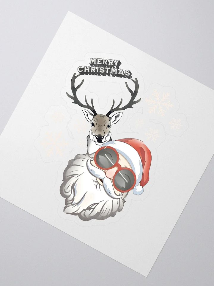 Cool Santa and Hip Reindeer Blanket product image (2)