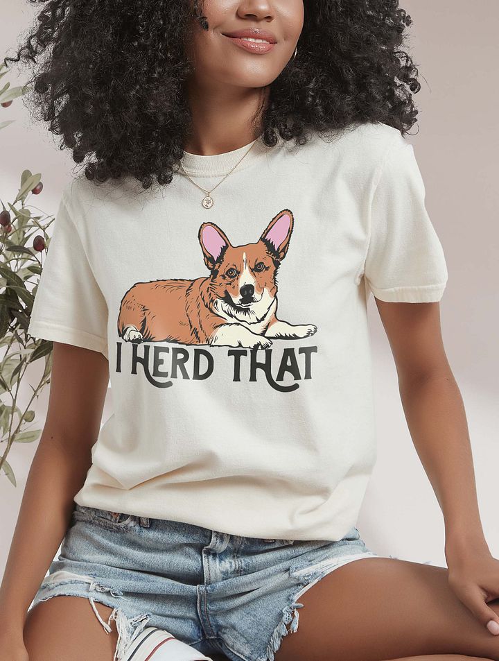 I Herd That Welsh Corgi (Red) | Funny T-Shirt for Corgi Paw-rents product image (20)