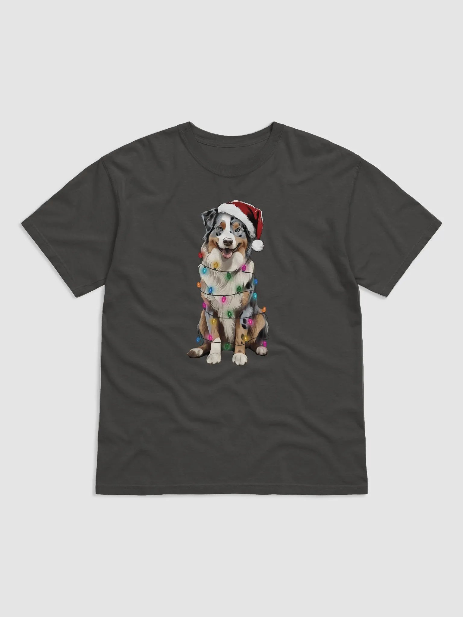 Funny Australian Shepherd(Blue Merle) Christmas T-Shirt product image (24)