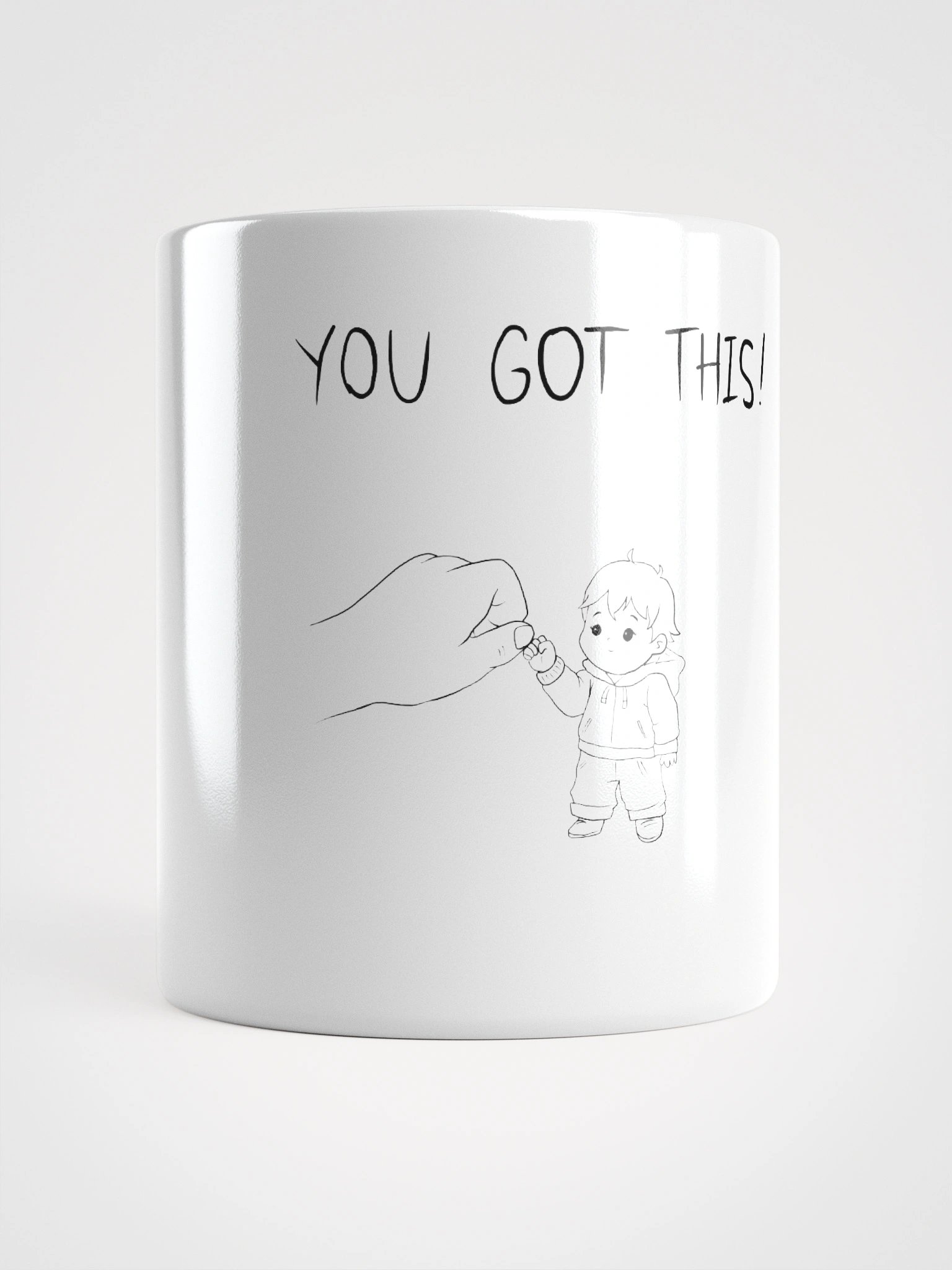 You Got This! White Glossy Mug product image (14)