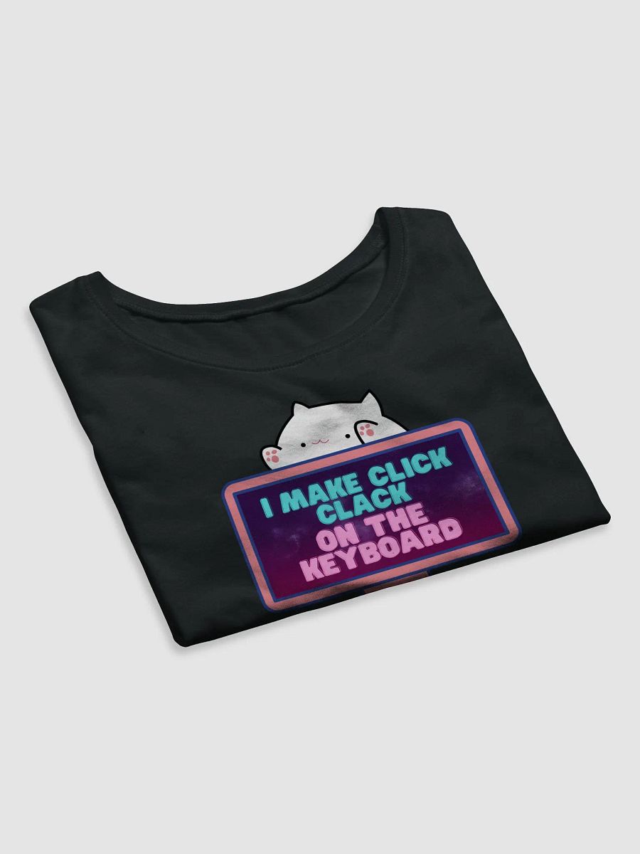 Click Clack Bongo Cat Womens Printed Crop Top product image (8)