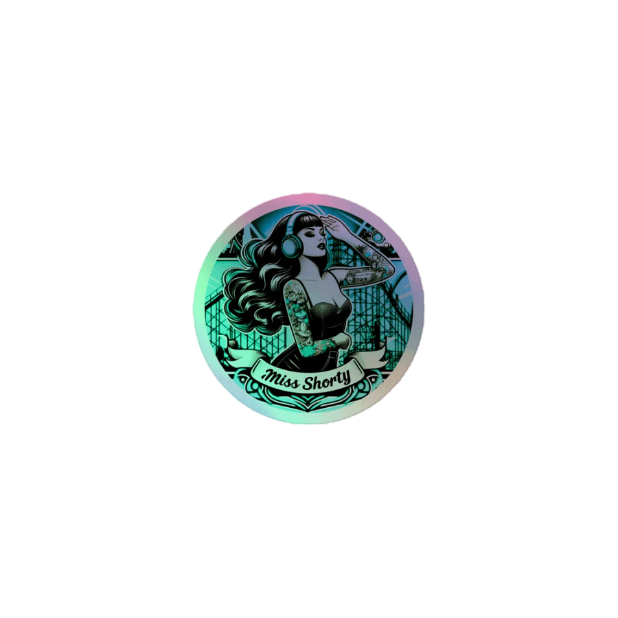 Miss Shorty Original Holographic Logo Sticker Set product image (1)