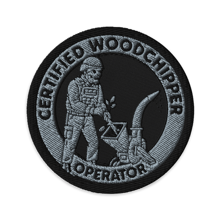 Woodchipper operator Patch product image (1)