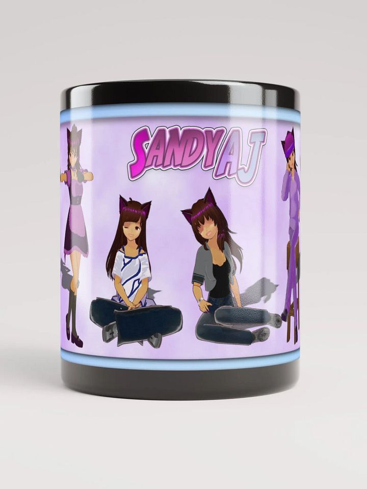 Cat Girls Black Glossy Mug by Mugz product image (2)