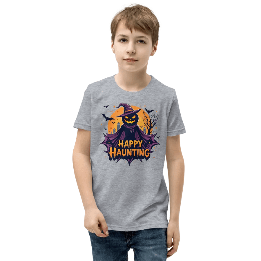 Happy Haunting Youth T-Shirt product image (2)