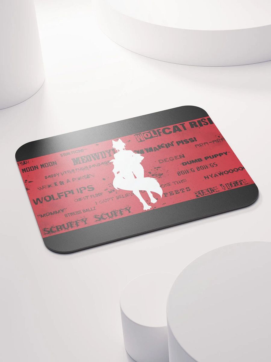 WolfcatRisi Word Wall Mousepad product image (4)