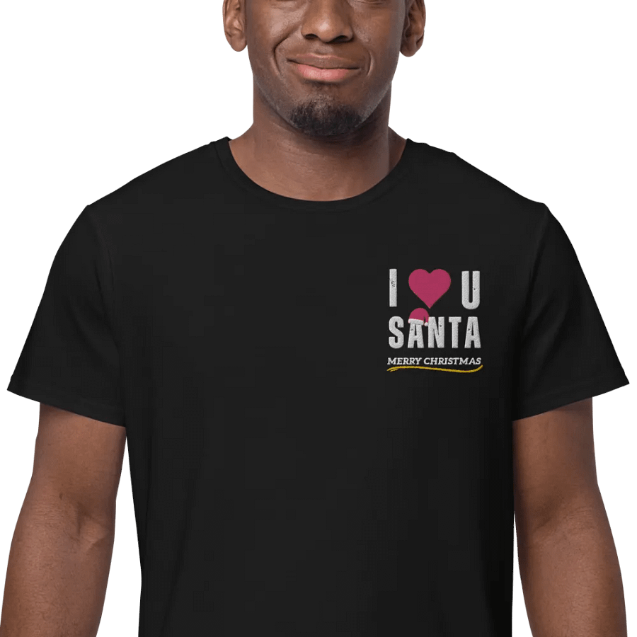 I love Santa Premium Cotton T-Shirt product image (1)