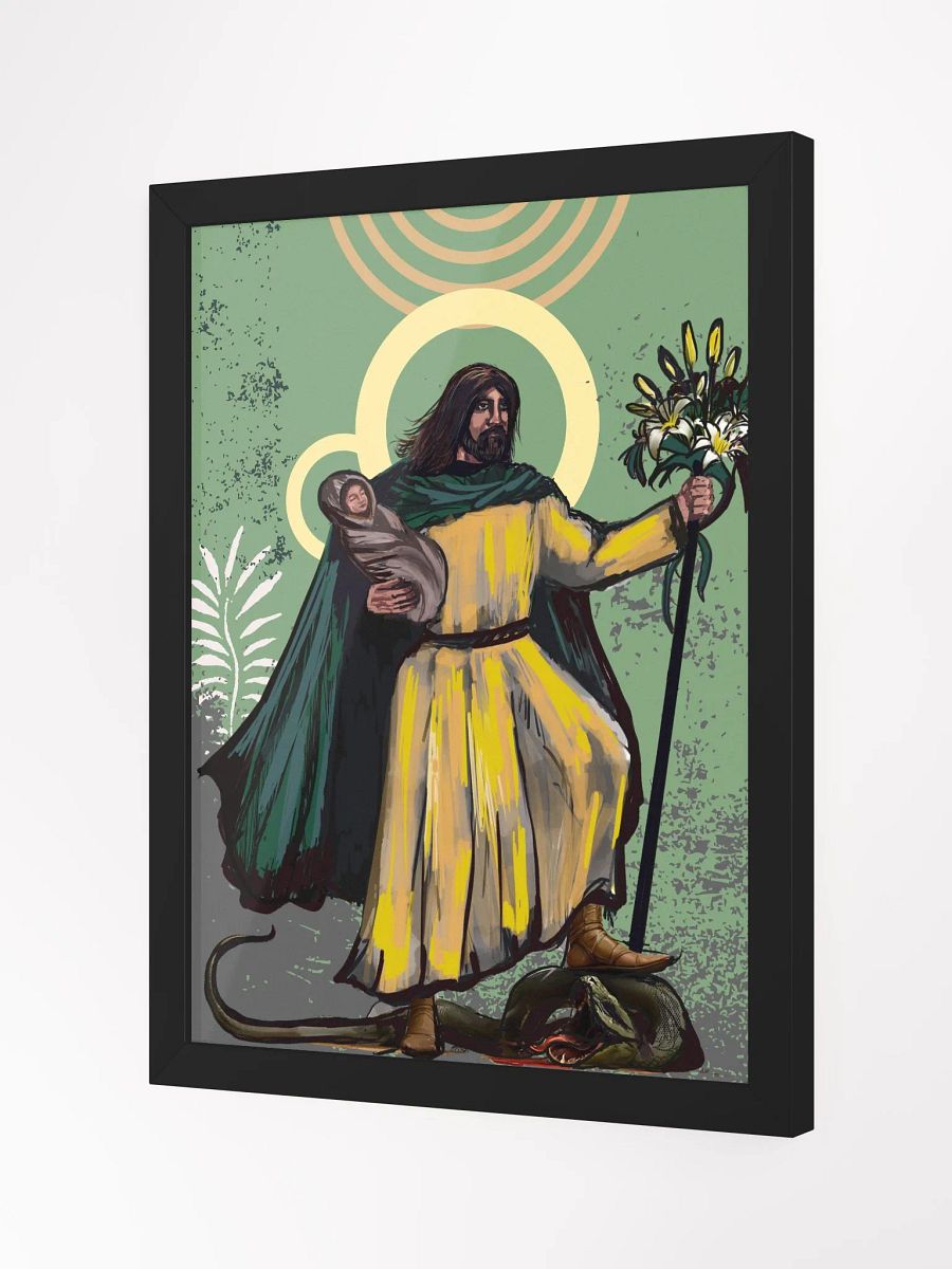 Saint Joseph Terror of Demons Framed Art Print. product image (2)