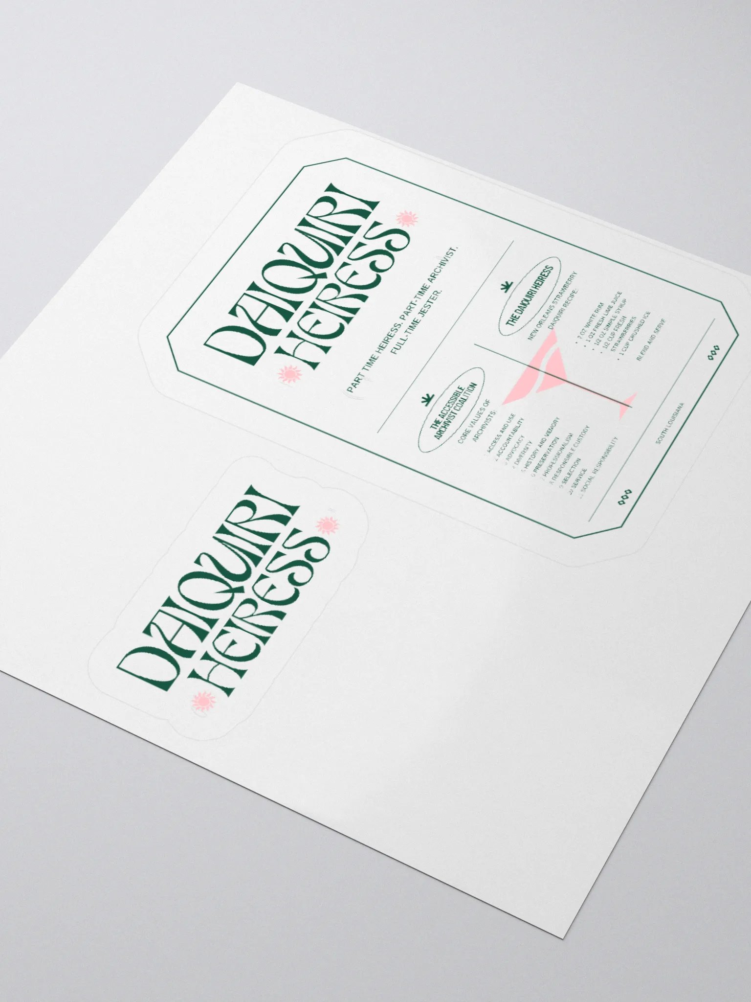 HEIRESS/ARCHIVIST STICKER product image (8)
