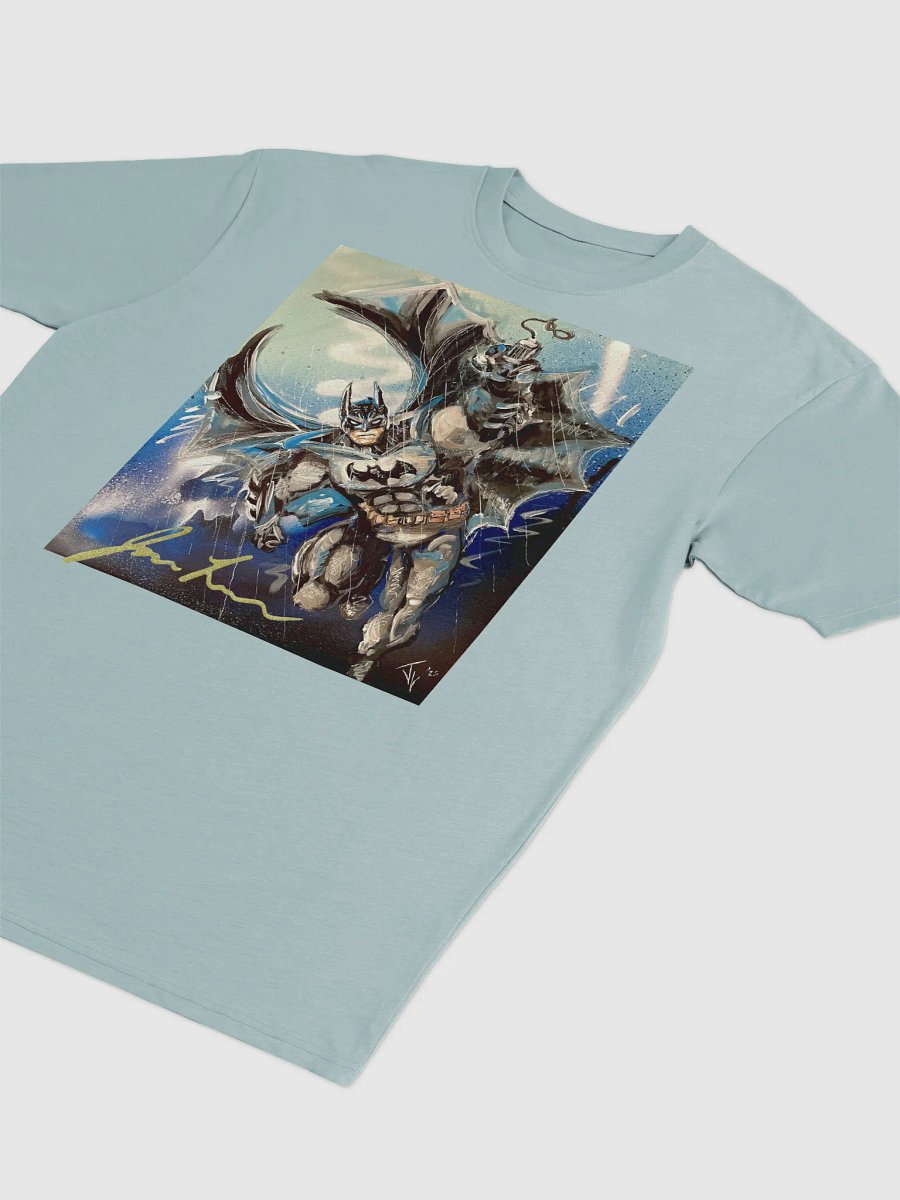 Bat Guy Grappling in the Rain Signature Tee product image (22)