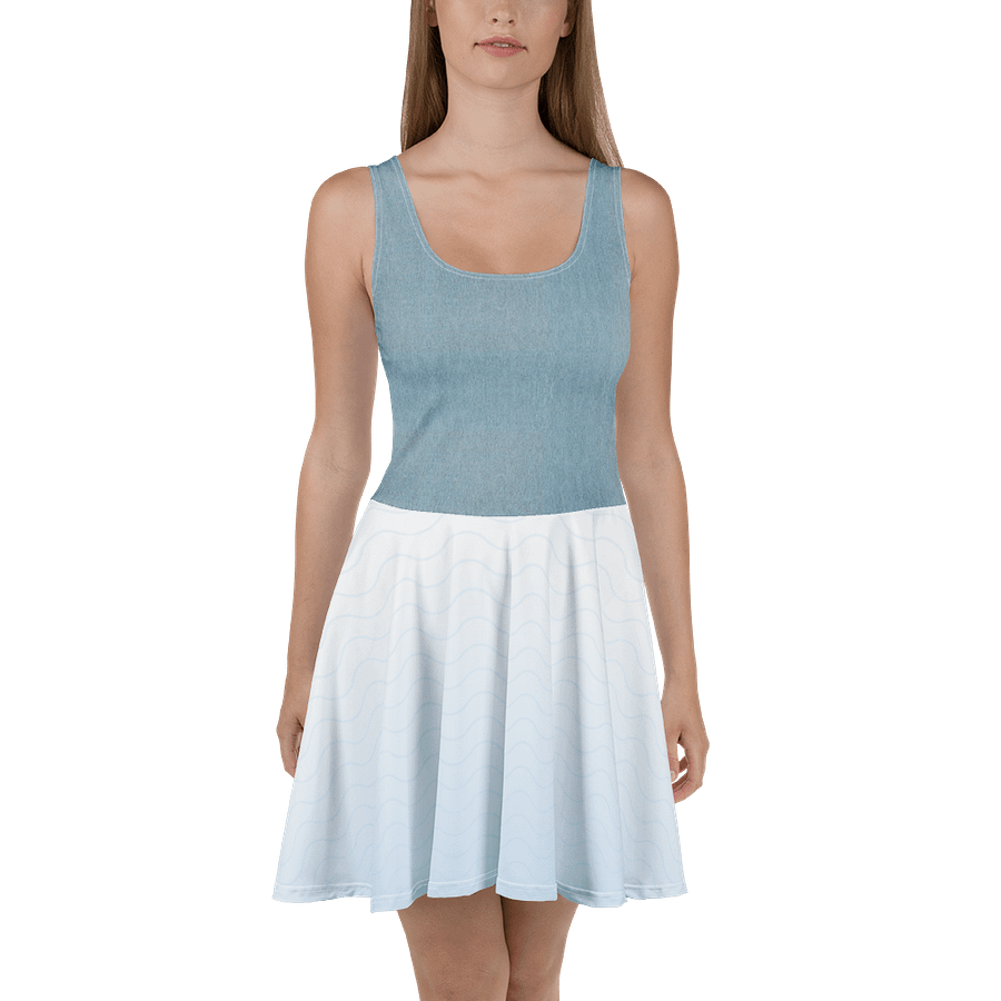 Denim Horizons Fade Skater Dress product image (2)