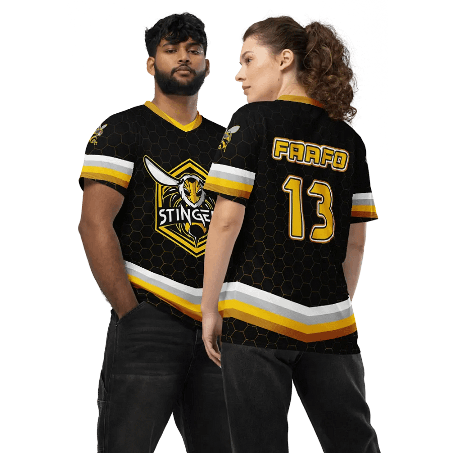Sass City Stingers Official Sportsball Jersey (Honeycomb Edition) product image (4)