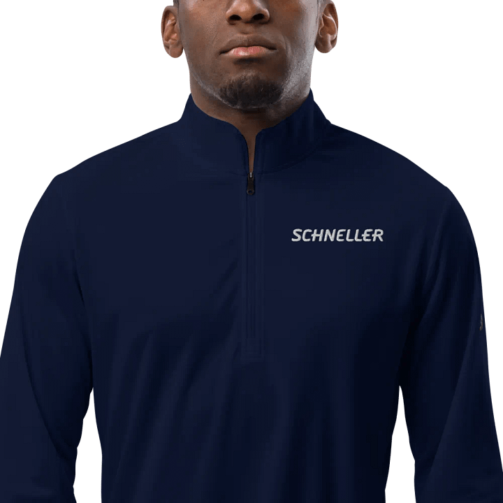 Adidas Lightweight Quarter-Zip Pullover - white logo product image (1)