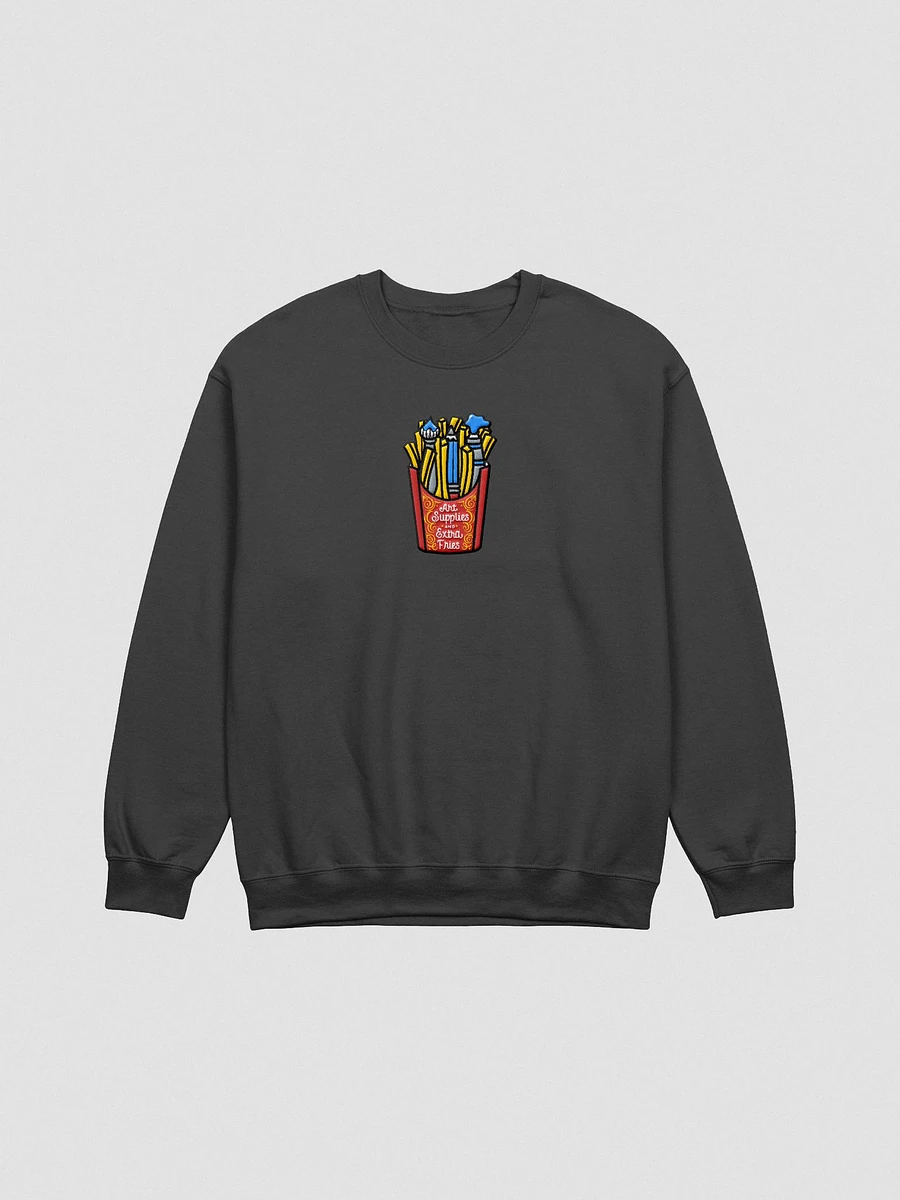 Art Supplies and Extra Fries Embroidered Sweater product image (1)
