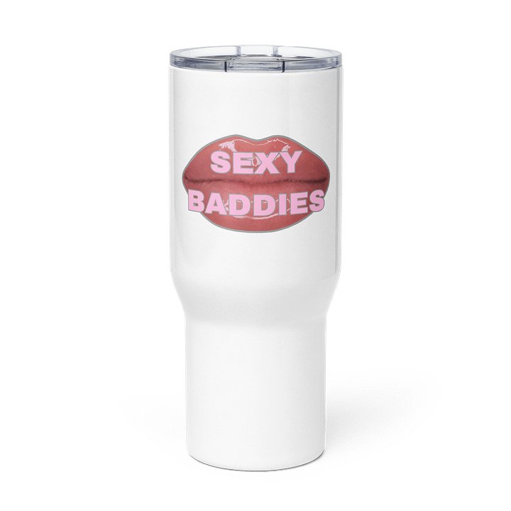 Glossy SexyBaddies Lips Stainless Steel Travel Mug product image (3)
