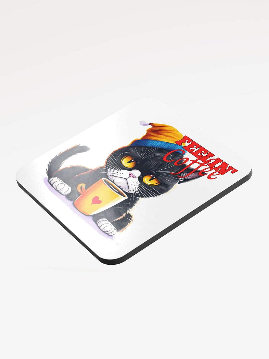 Feelin' Coffee Cat Coaster product image (3)