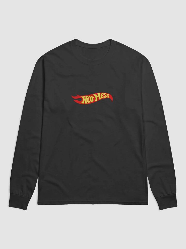 Flaming Hot Mess Champion Long Sleeve Shirt product image (2)