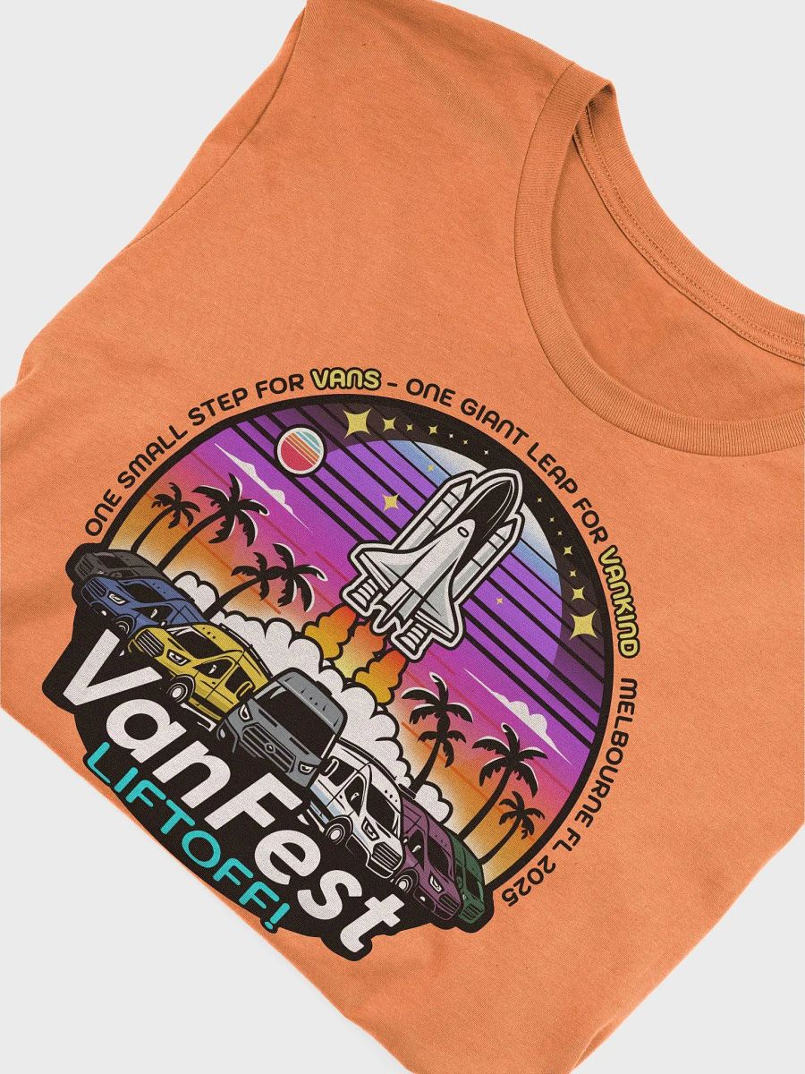 VanFest: LIFTOFF! 2025 - Official Tshirt product image (5)