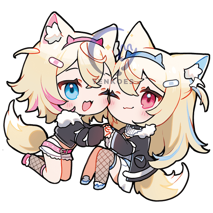 FuwaMoco Sticker product image (1)
